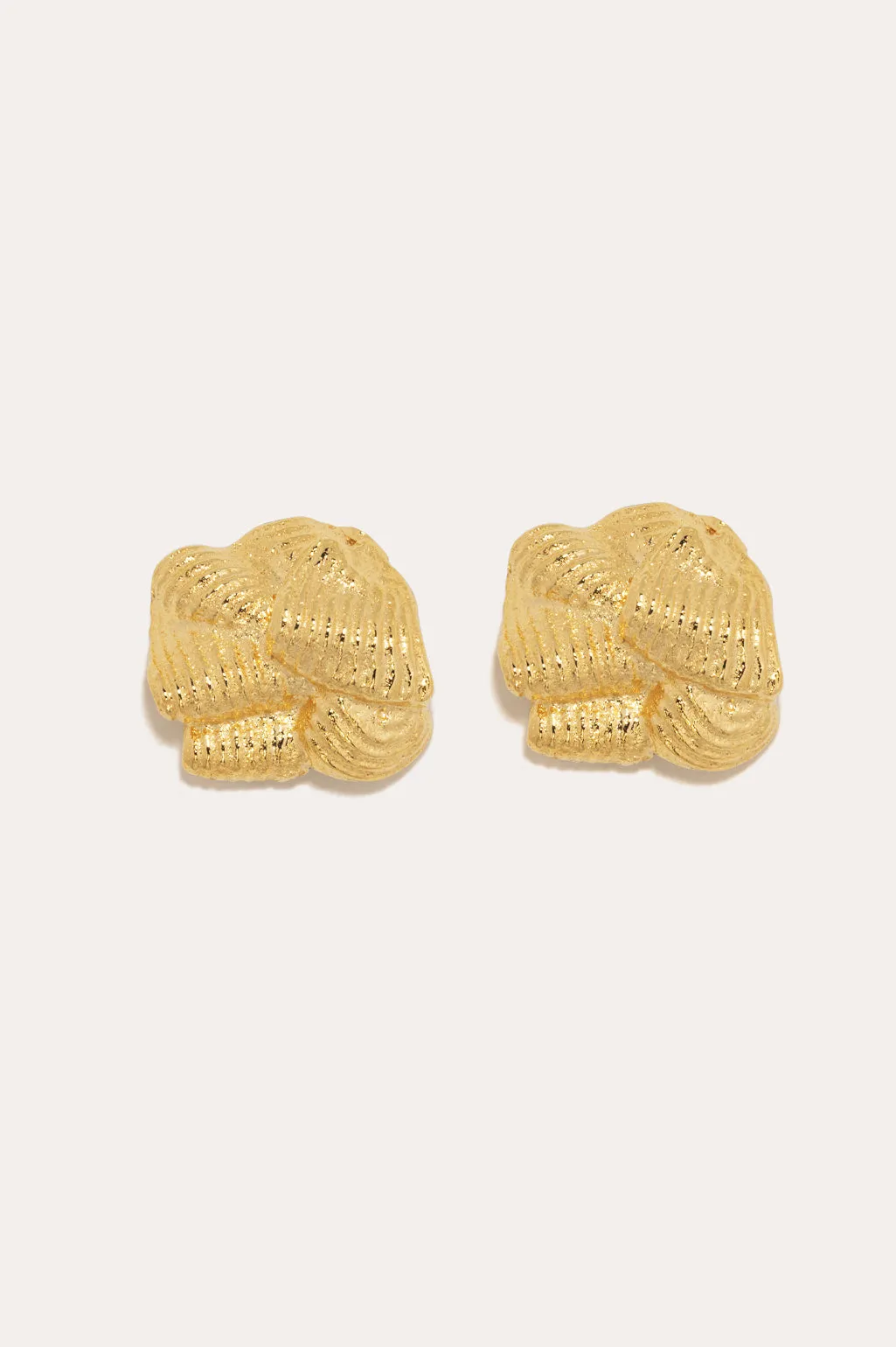 "Notsomuch" Buttercream (Or, The Icing on the Cake) - Gold Plated Earrings