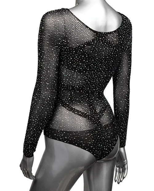 Radiance Long Sleeve Body Suit - Black Qn