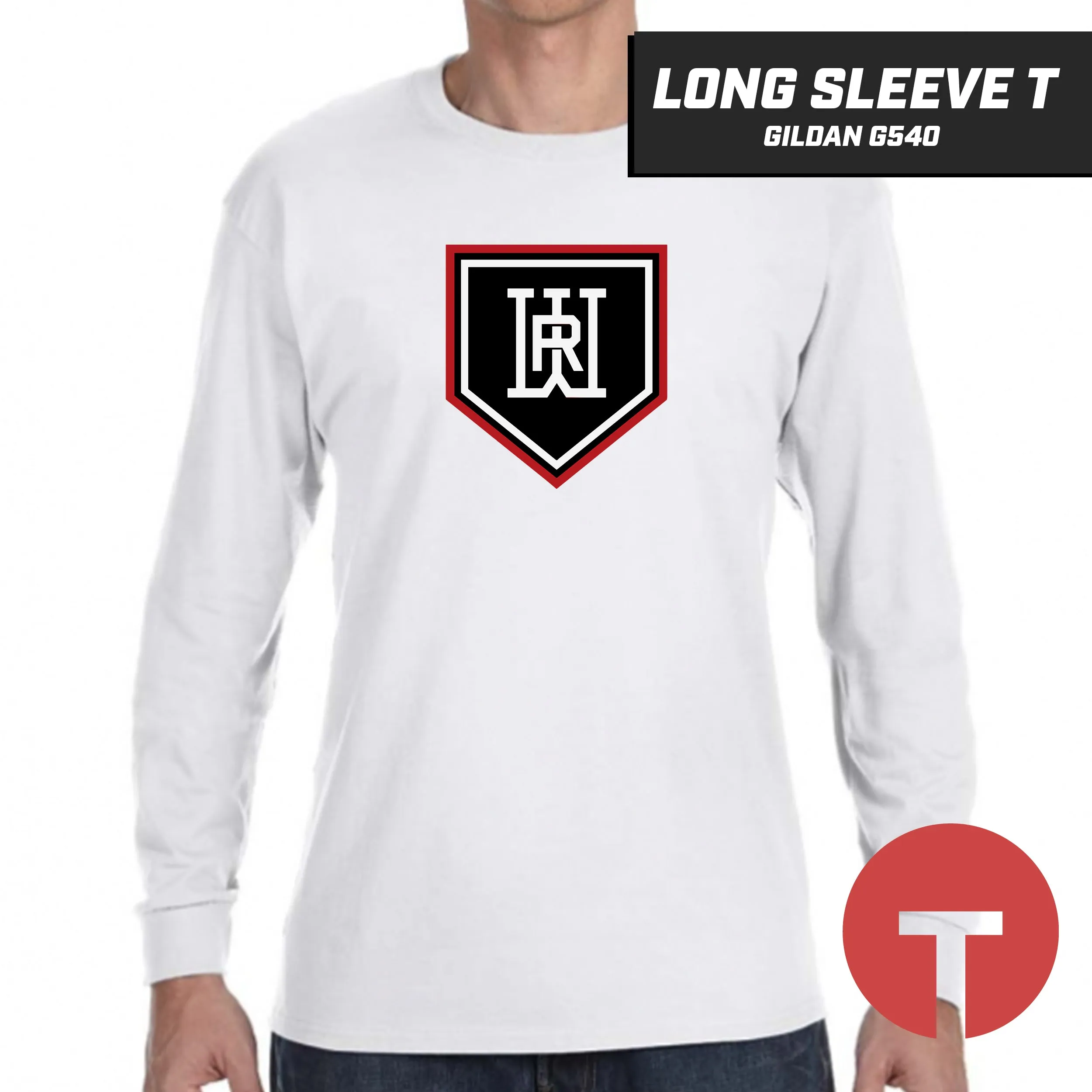 Rapids Baseball - Long-Sleeve T-Shirt Gildan G540 - LOGO 5