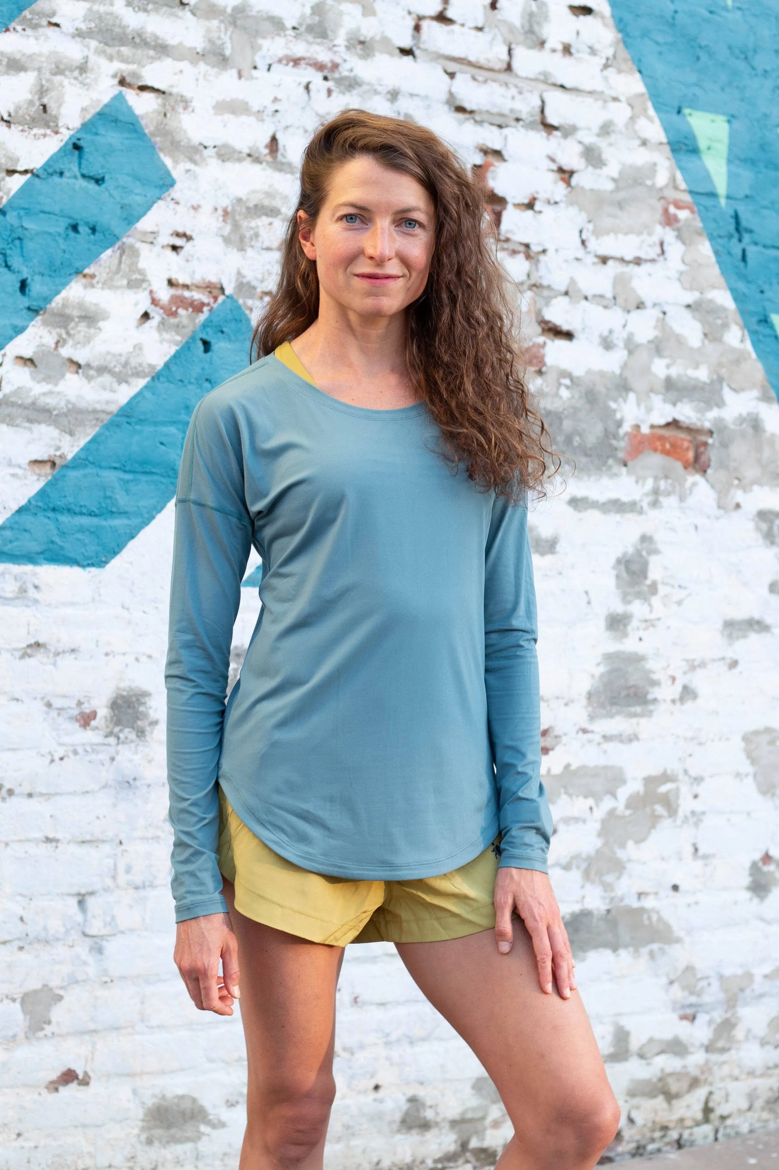 Relay Active St. Clair Long Sleeve - Seafoam - WOMEN