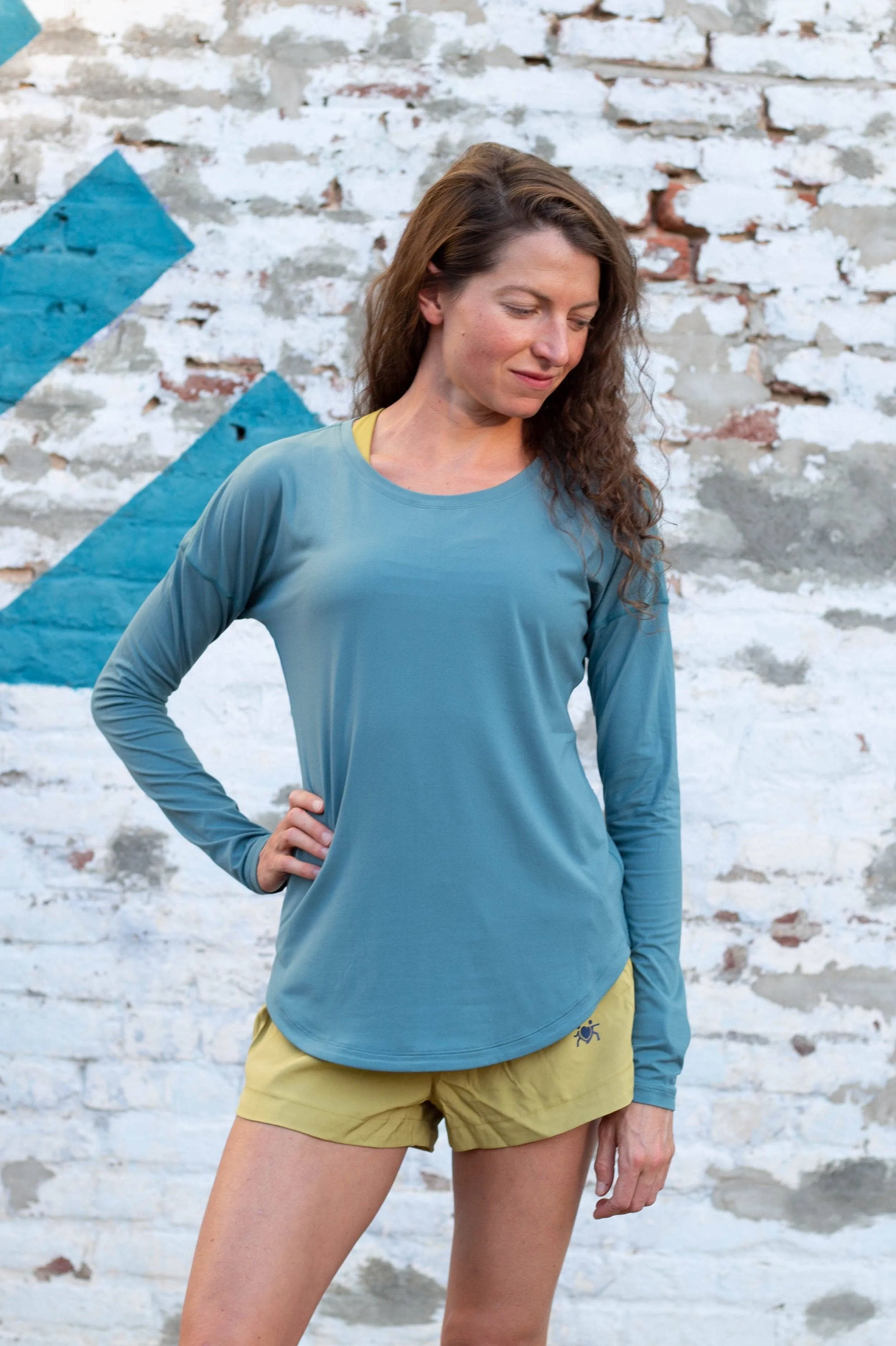 Relay Active St. Clair Long Sleeve - Seafoam - WOMEN