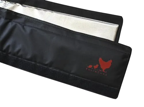 RentACoop Insulated Cover for ½" Schedule 40 PVC Drinking Systems - Keeps Chickens' Water Warm in Winter and Cool in Summer - Indoors & Outdoors - Great for Chickens, Pigeons, Quail, and Other Animals