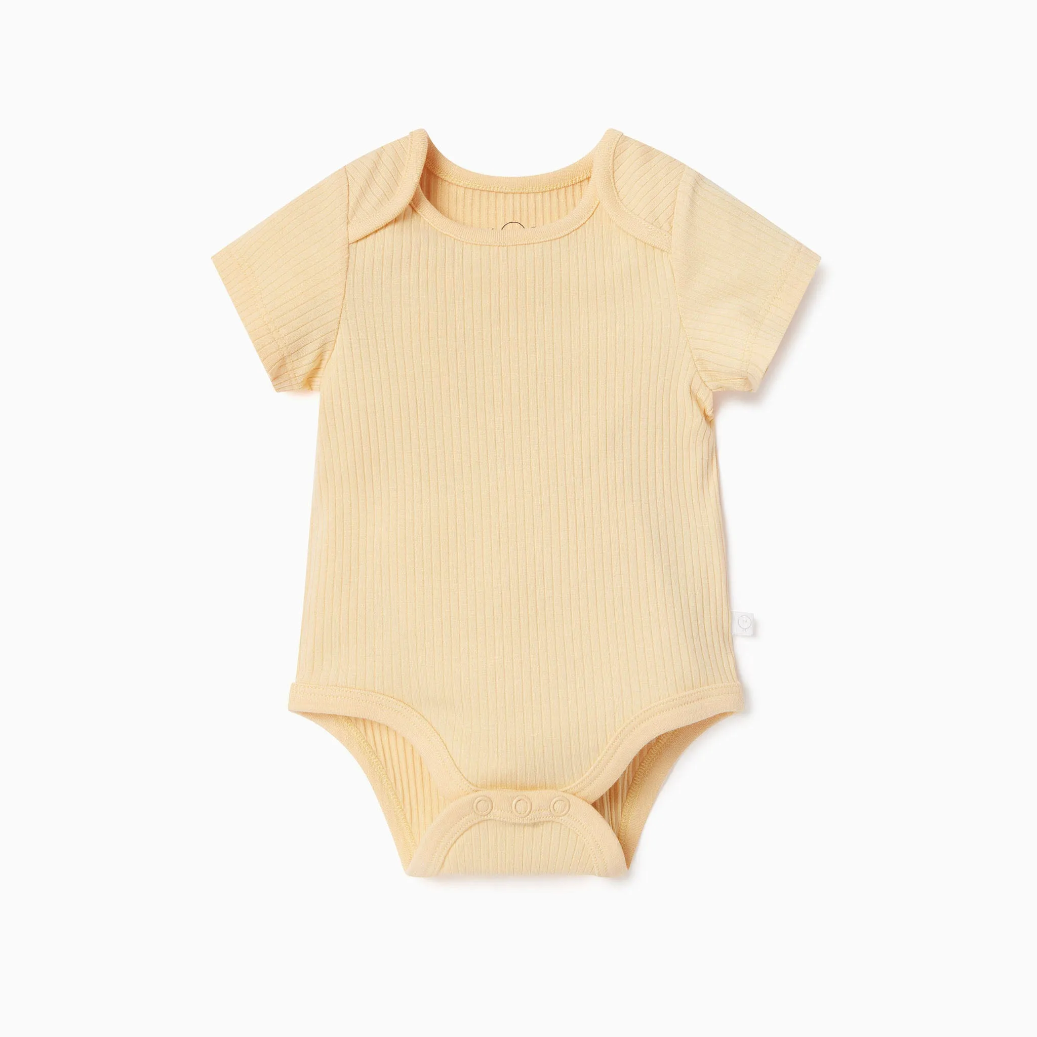 Ribbed Short Sleeve Bodysuit