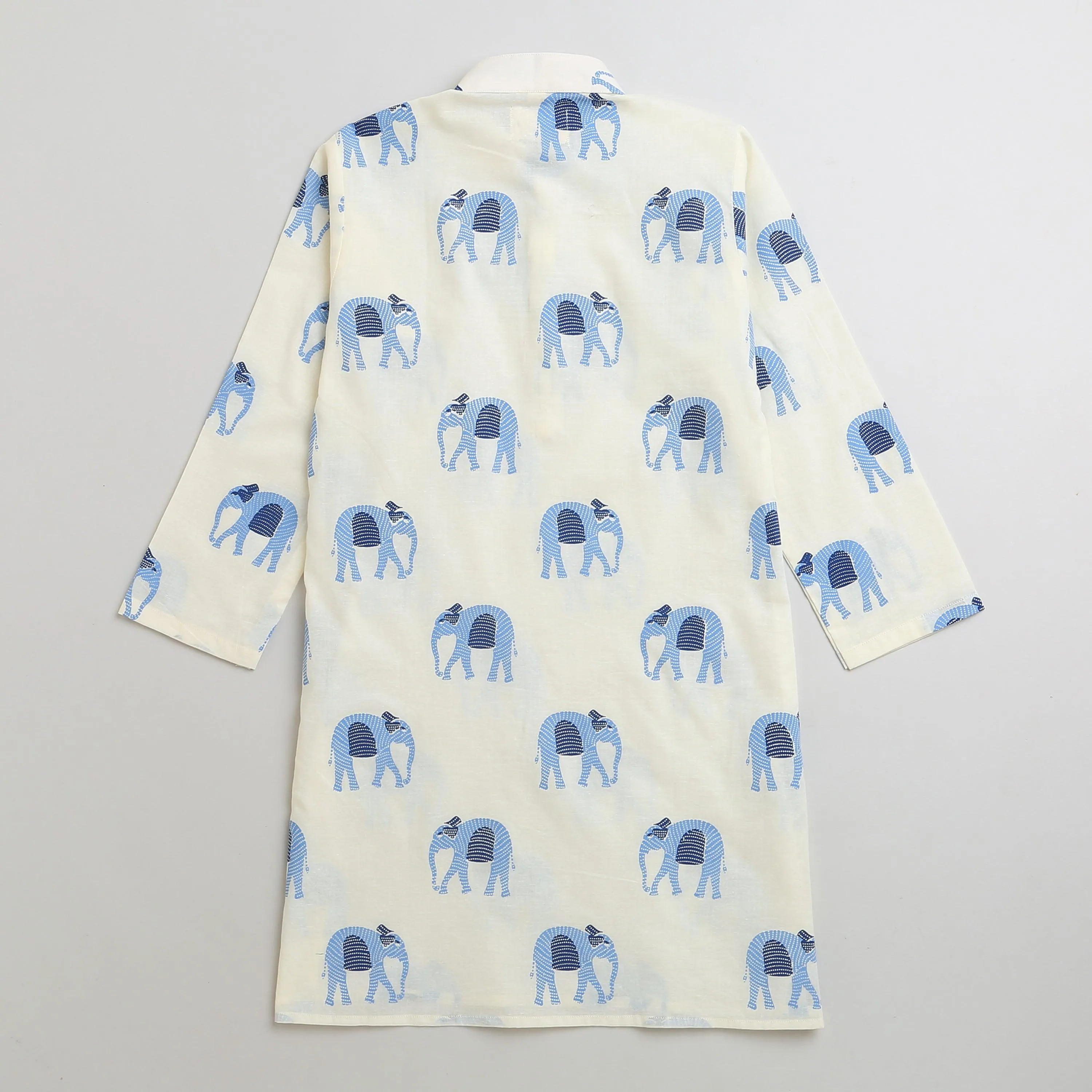 Rupa- The Elephant Boys Kurta (White)