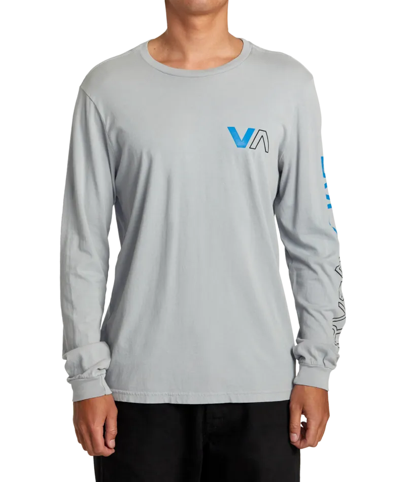 RVCA Halfway L/S Tee-Mirage