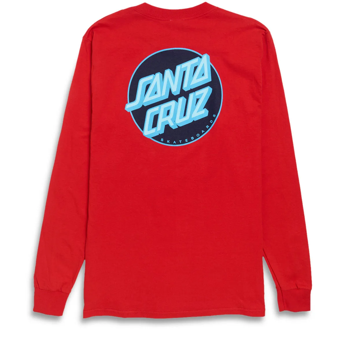 Santa Cruz Other Dot Long Sleeve T-Shirt - Fuji Red/Black/Blue