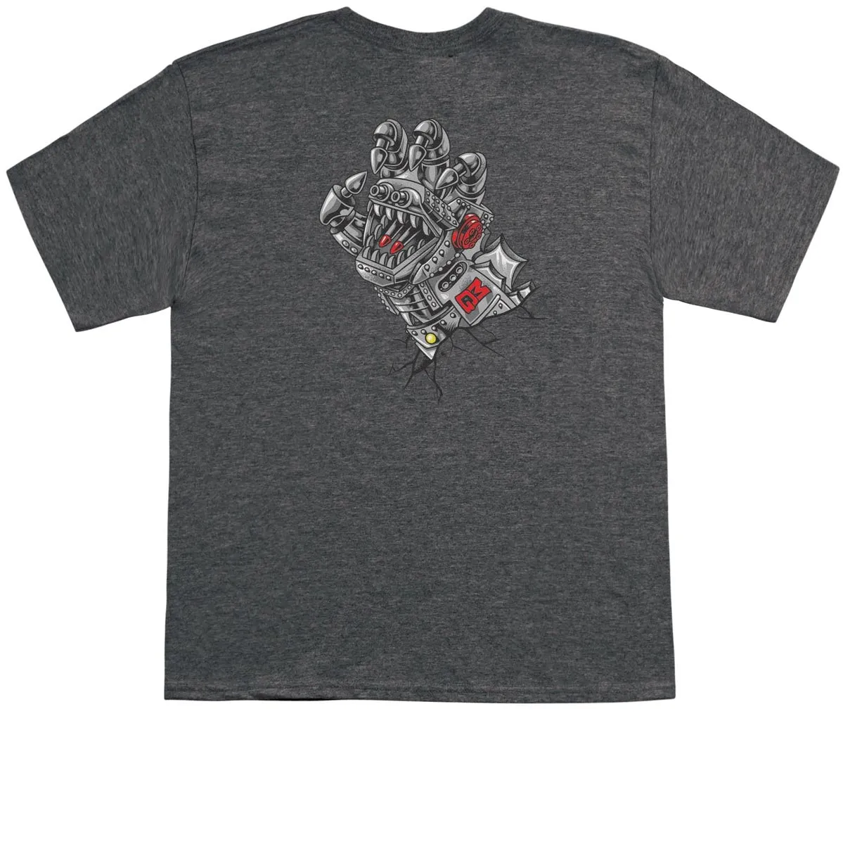 Santa Cruz x Godzilla Youth Mecha Hand T-Shirt - Dark Heather