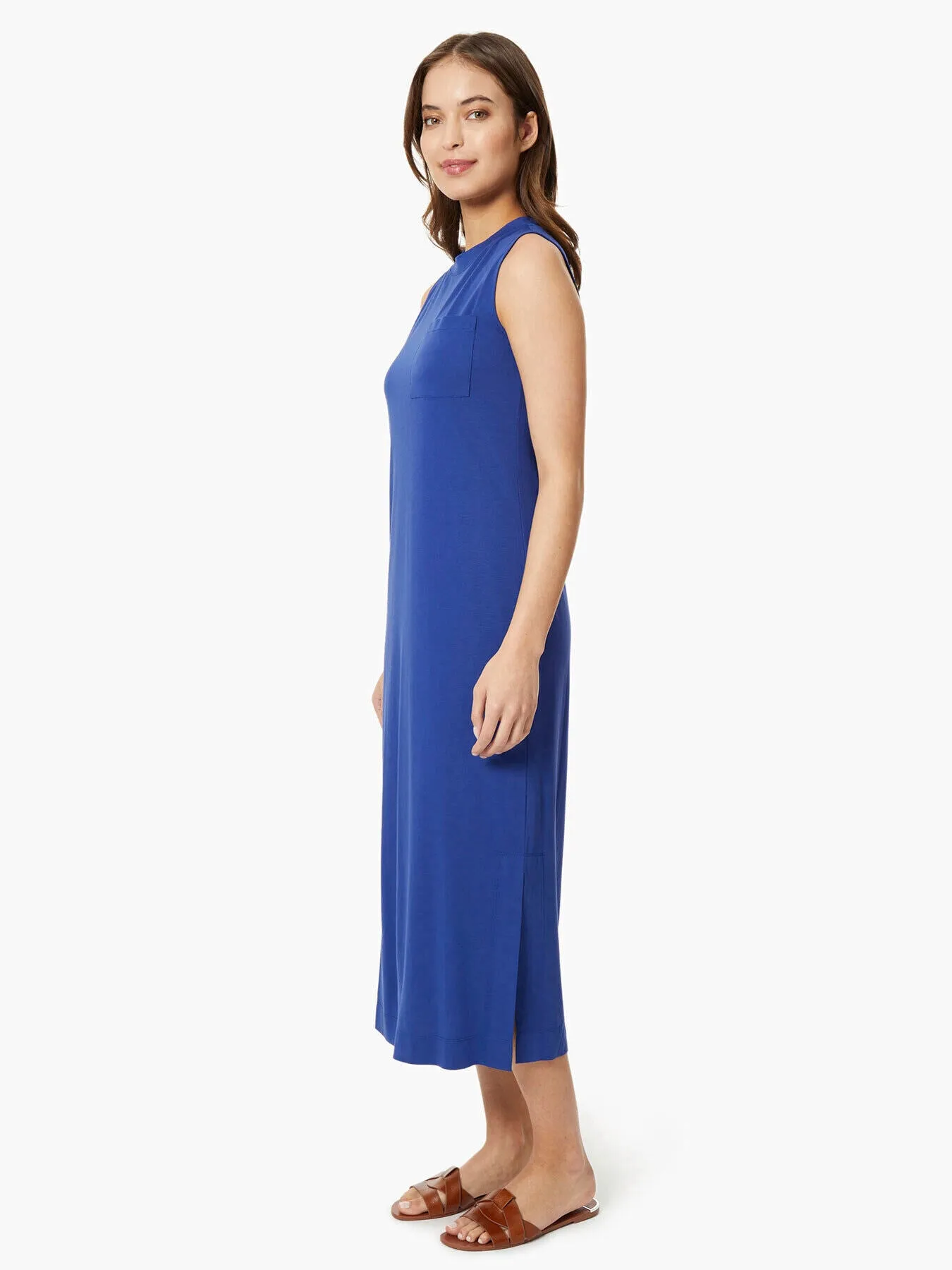 Sleeveless Knit Midi Dress