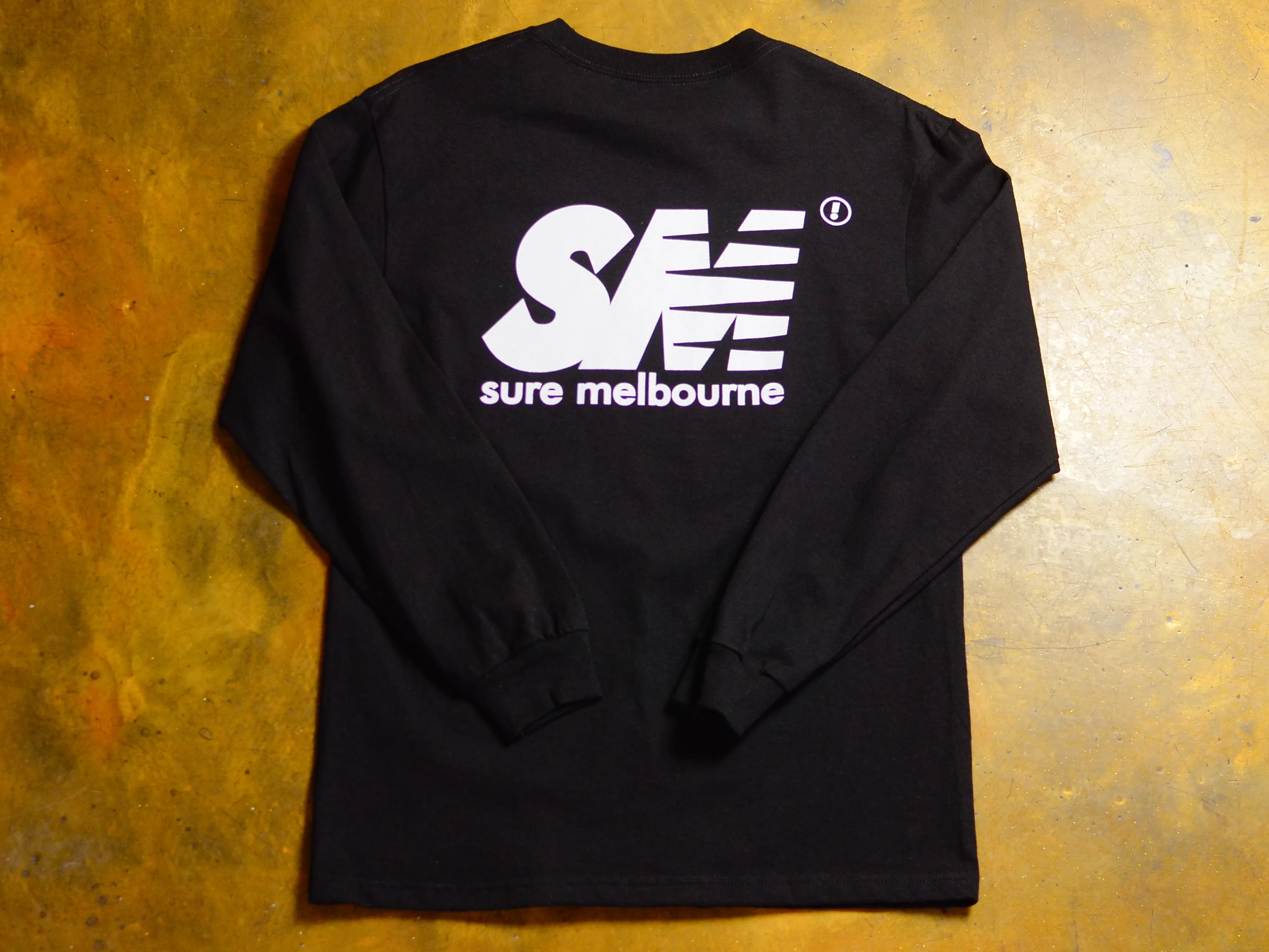 SM Long Sleeve T-Shirt - Black / White