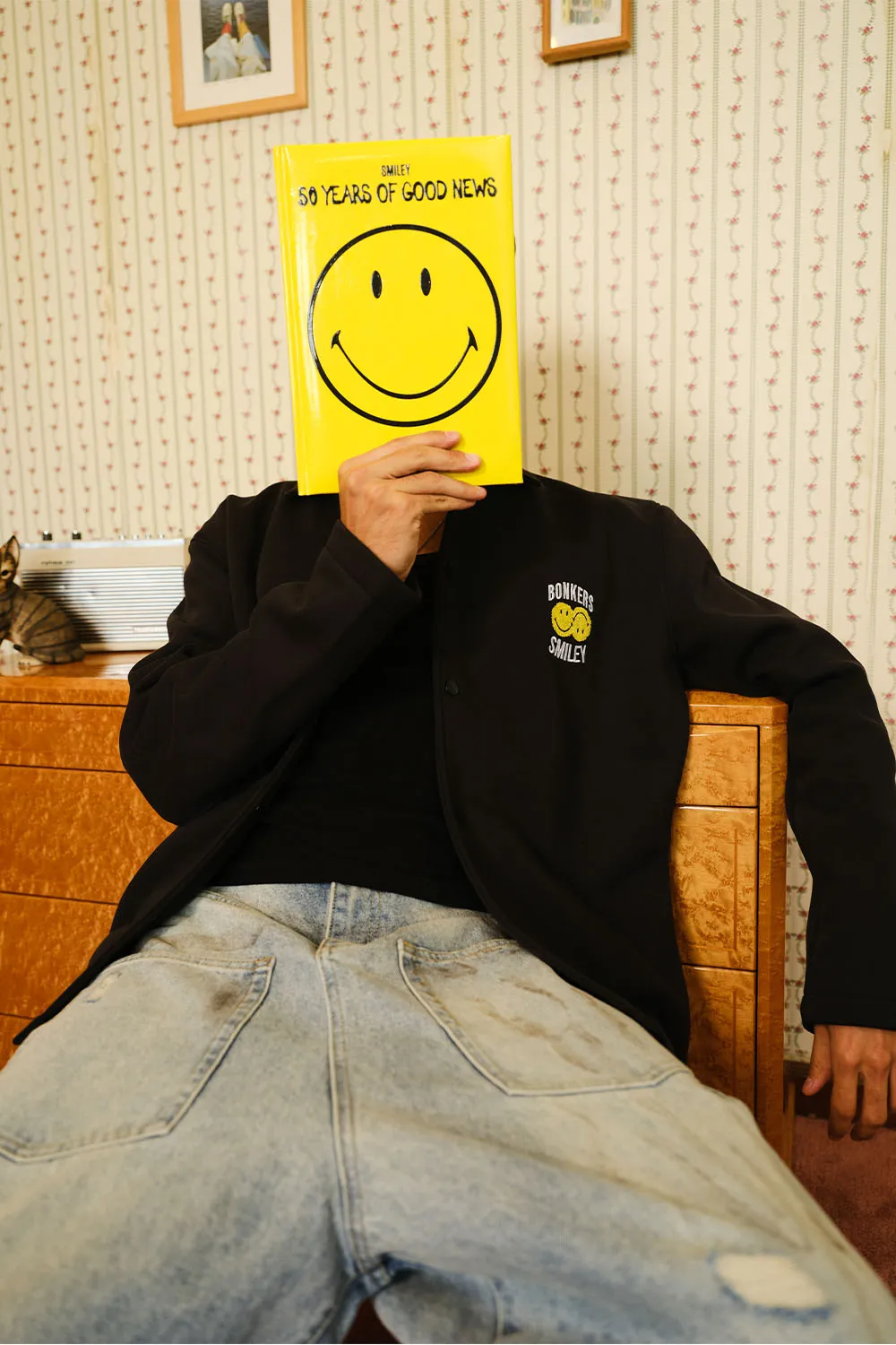 Smiley Originals X Bonkers Collared Shacket