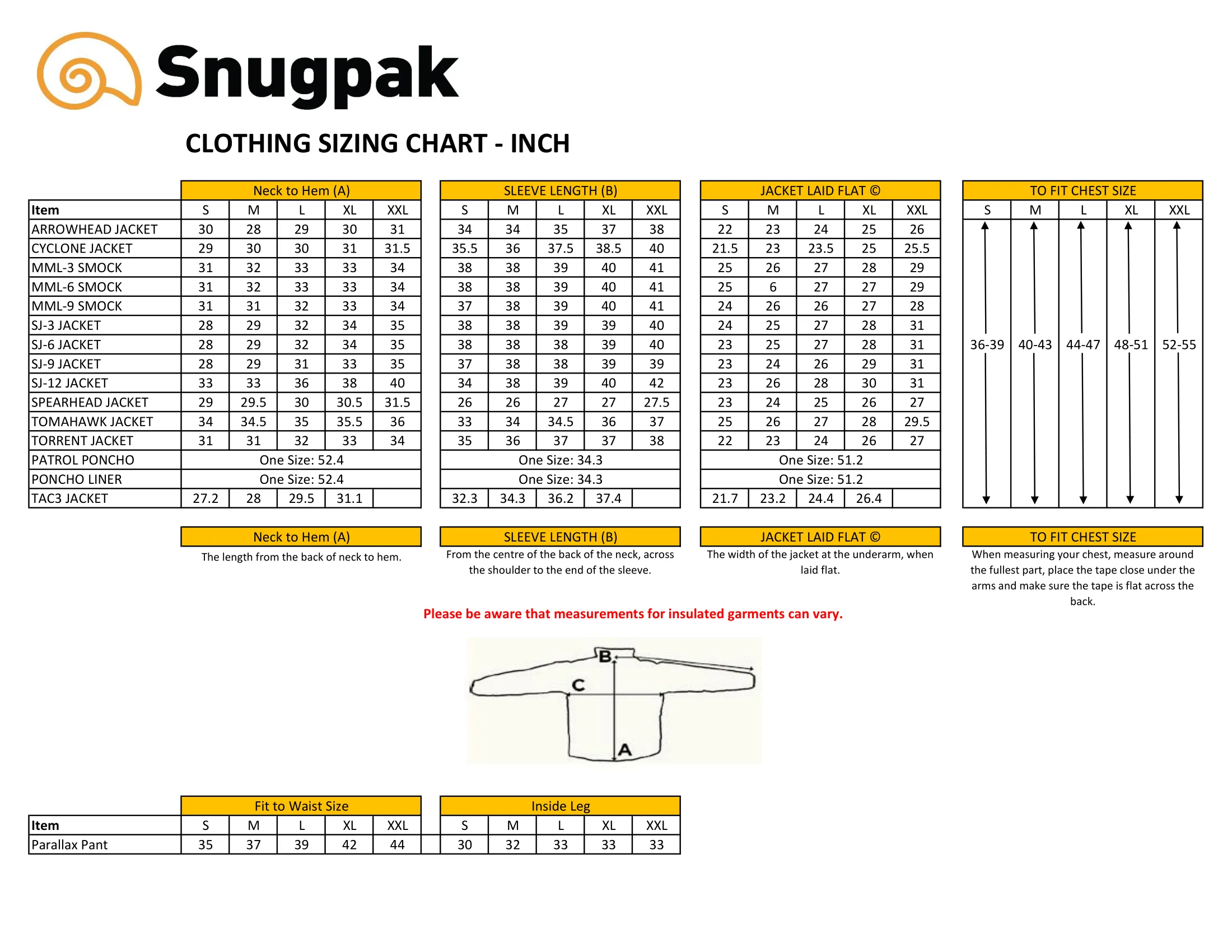 Snugpak Tomahawk Insulated Jacket