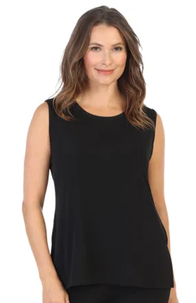 Soft Drape Knit Tank With Side Slits