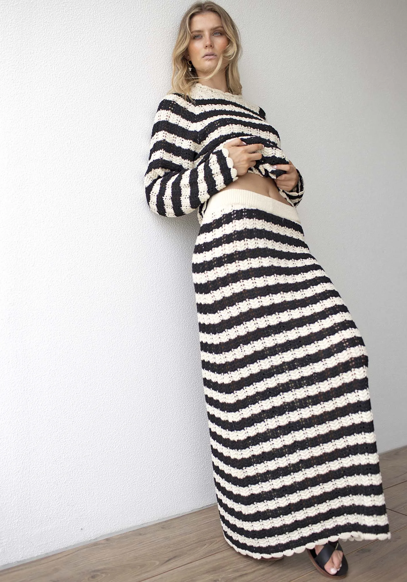 Songful Stripe Knit Tunic