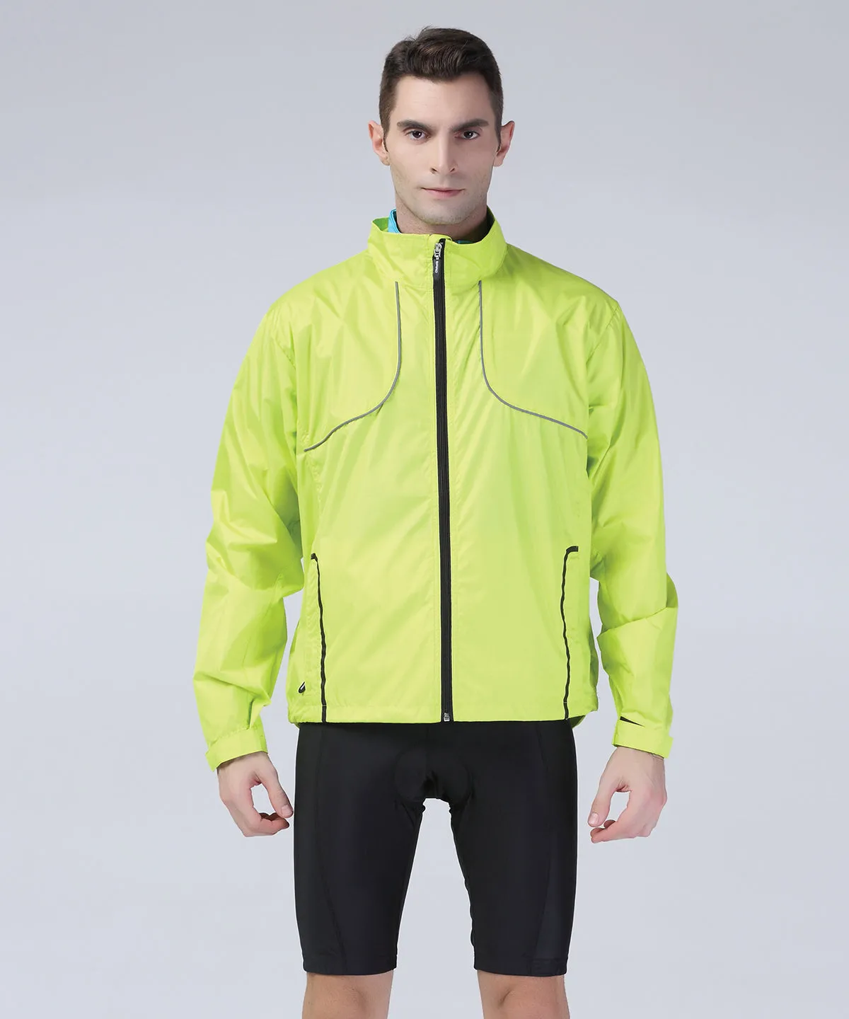 Spiro Crosslite trail and track jacket | Neon Lime