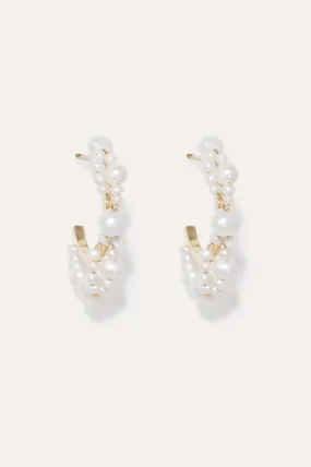 Stratus - Pearl and Gold Vermeil Earrings