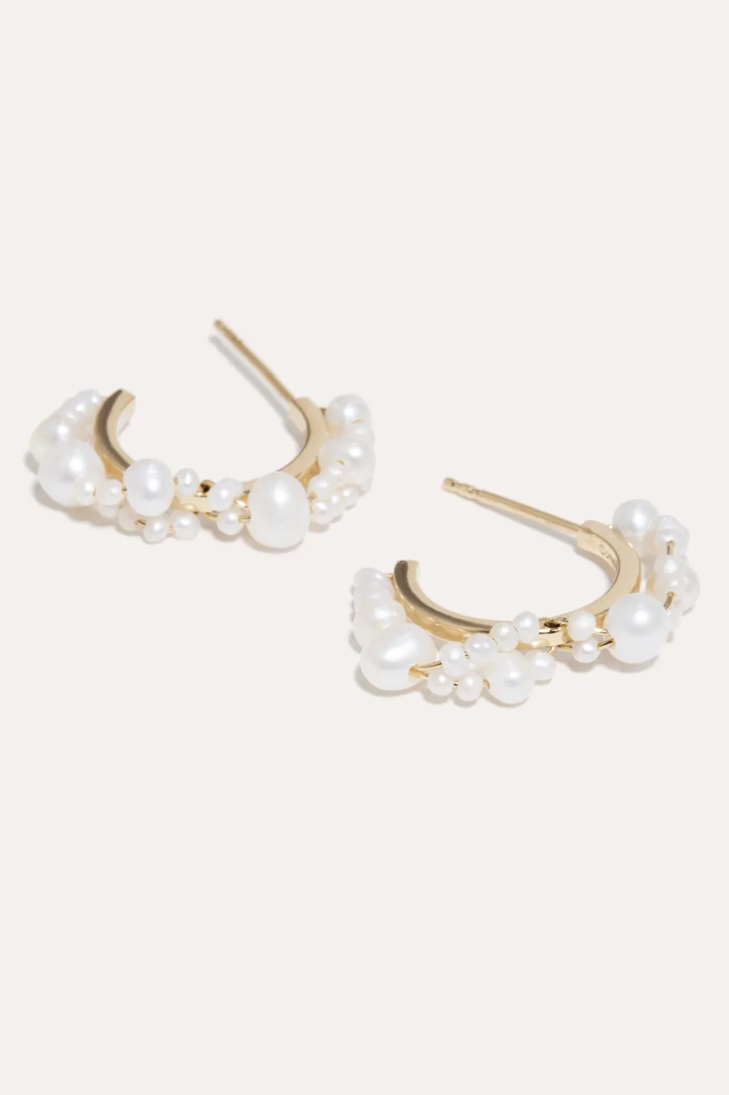 Stratus - Pearl and Gold Vermeil Earrings