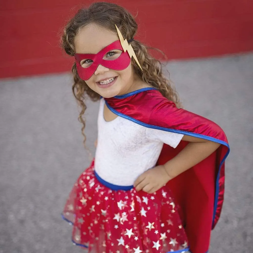 Superhero Tutu Cape & Mask Set