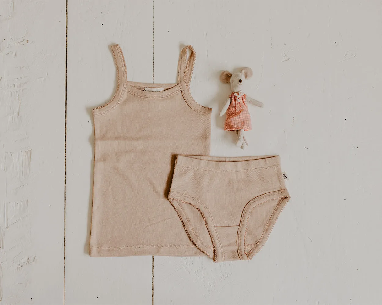 Tank Top & Underwear Set - Macaroon