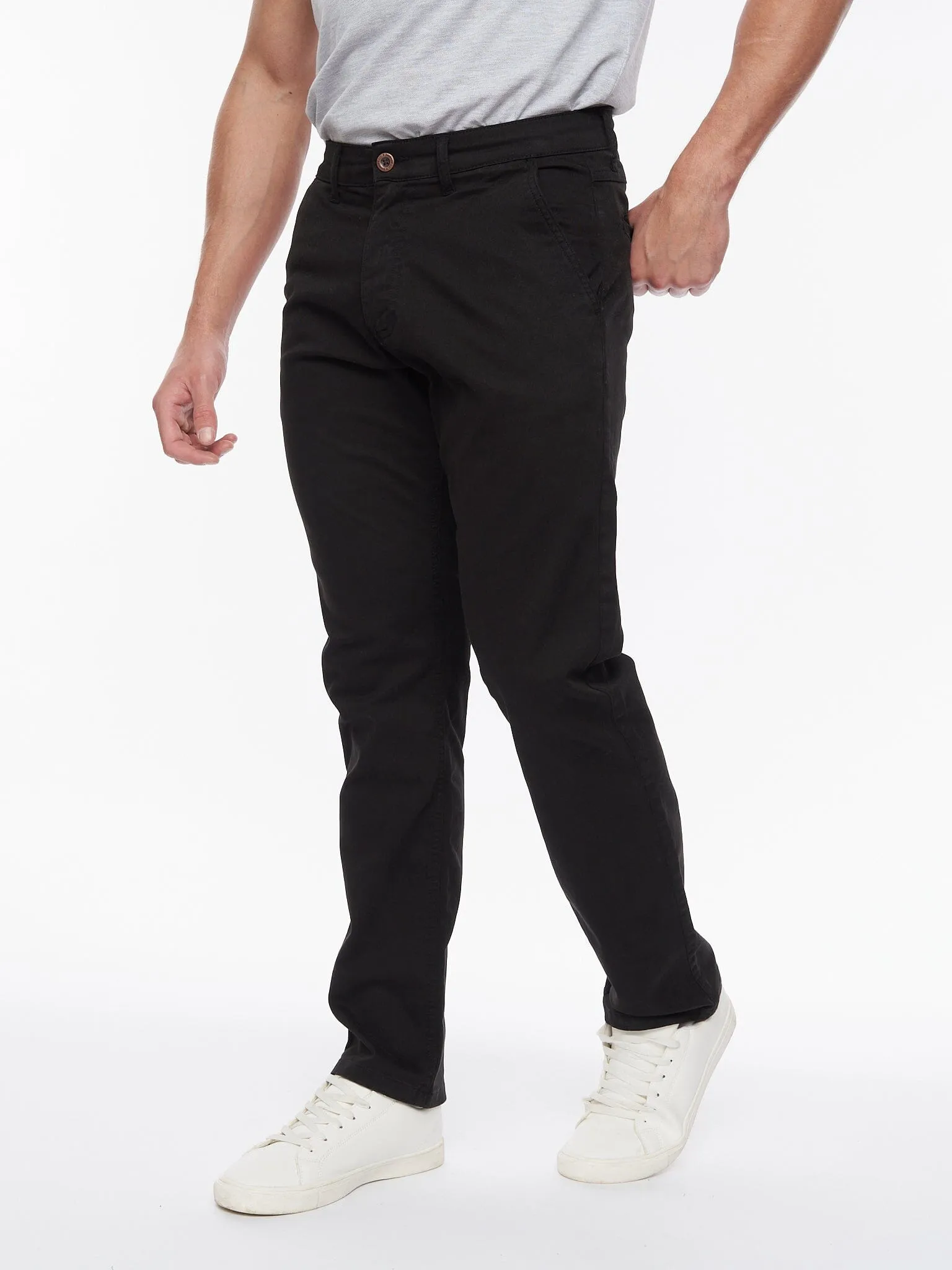 Tasman Chinos Black