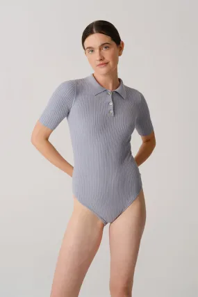 Tennis Bodysuit Ocean Grey