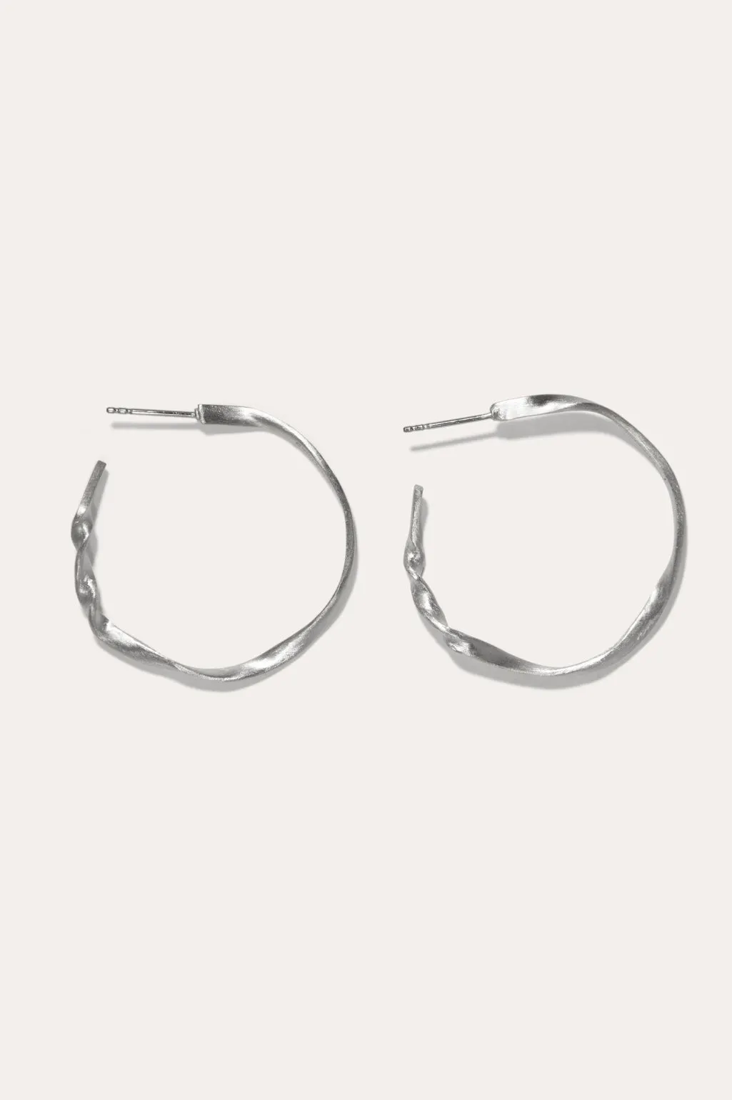 The Tenderest Thing - Recycled Silver Earrings