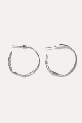 The Tenderest Thing - Recycled Silver Earrings