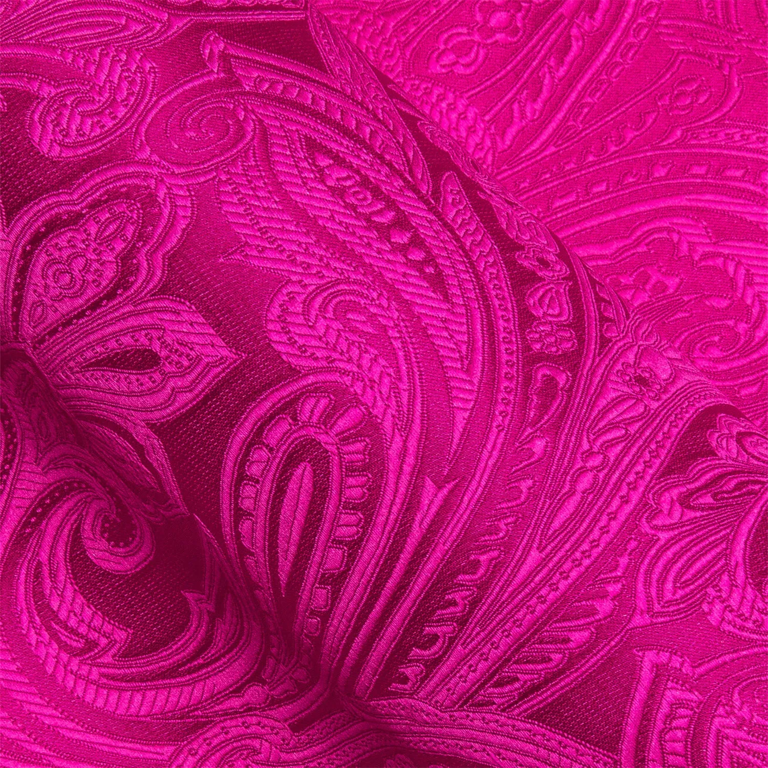 Ties2you Short Sleeve Shirt Hot Pink Jacquard Floral Men's Silk Shirt