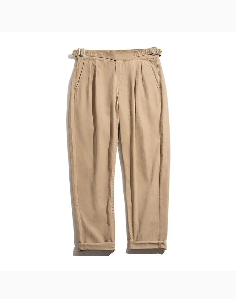 Tooling American Retro Gurkha Army Casual Men's Trousers