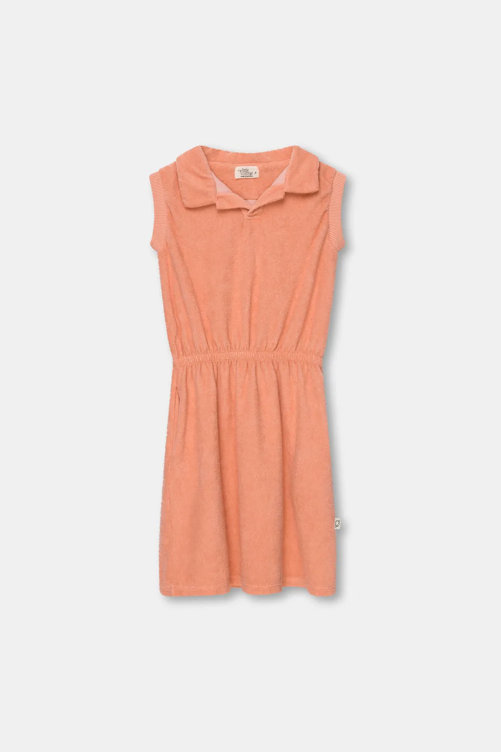 Toweling polo dress