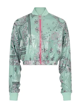 Track Jacket Paillettes Bandana