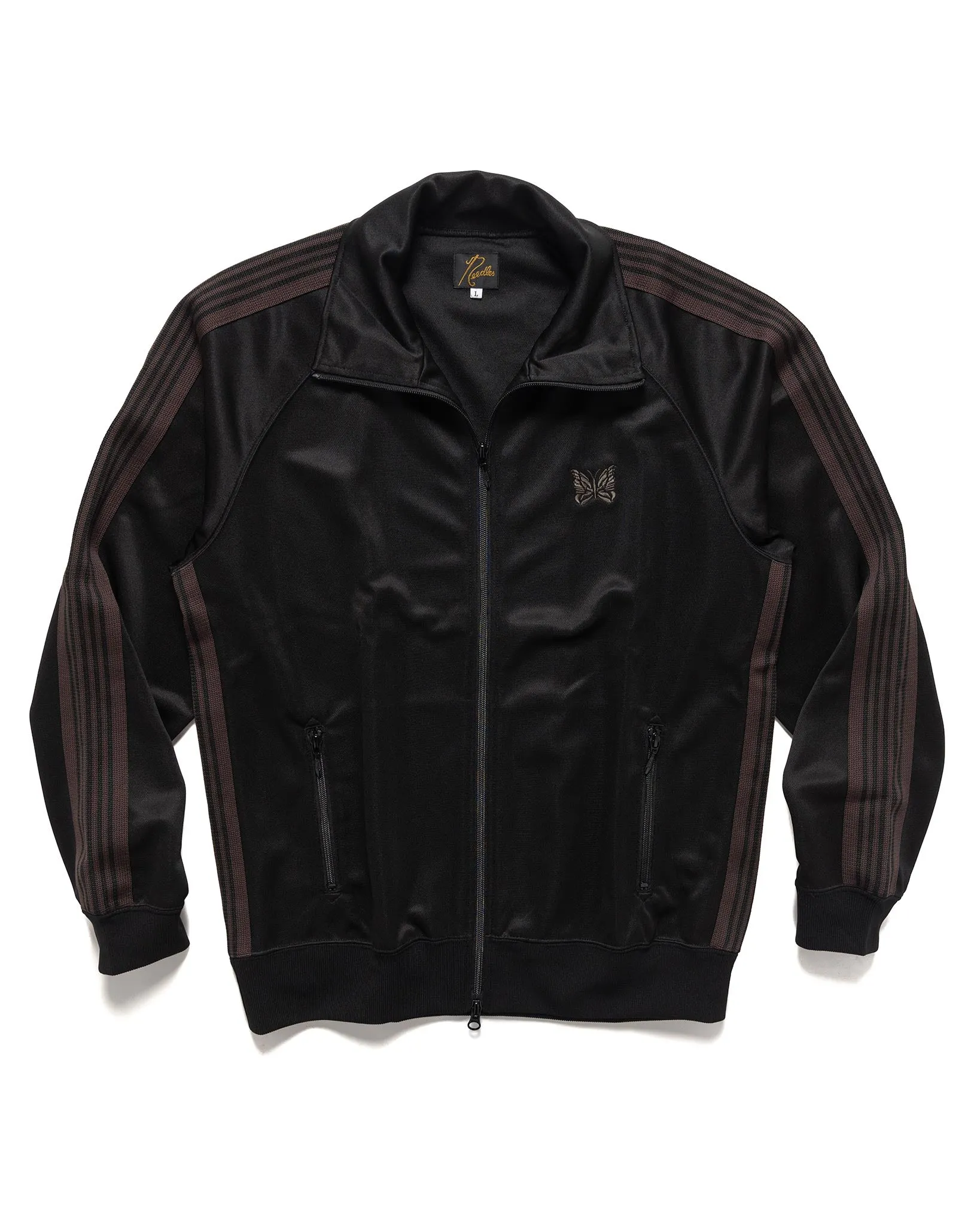 Track Jacket - Poly Smooth Dark Black