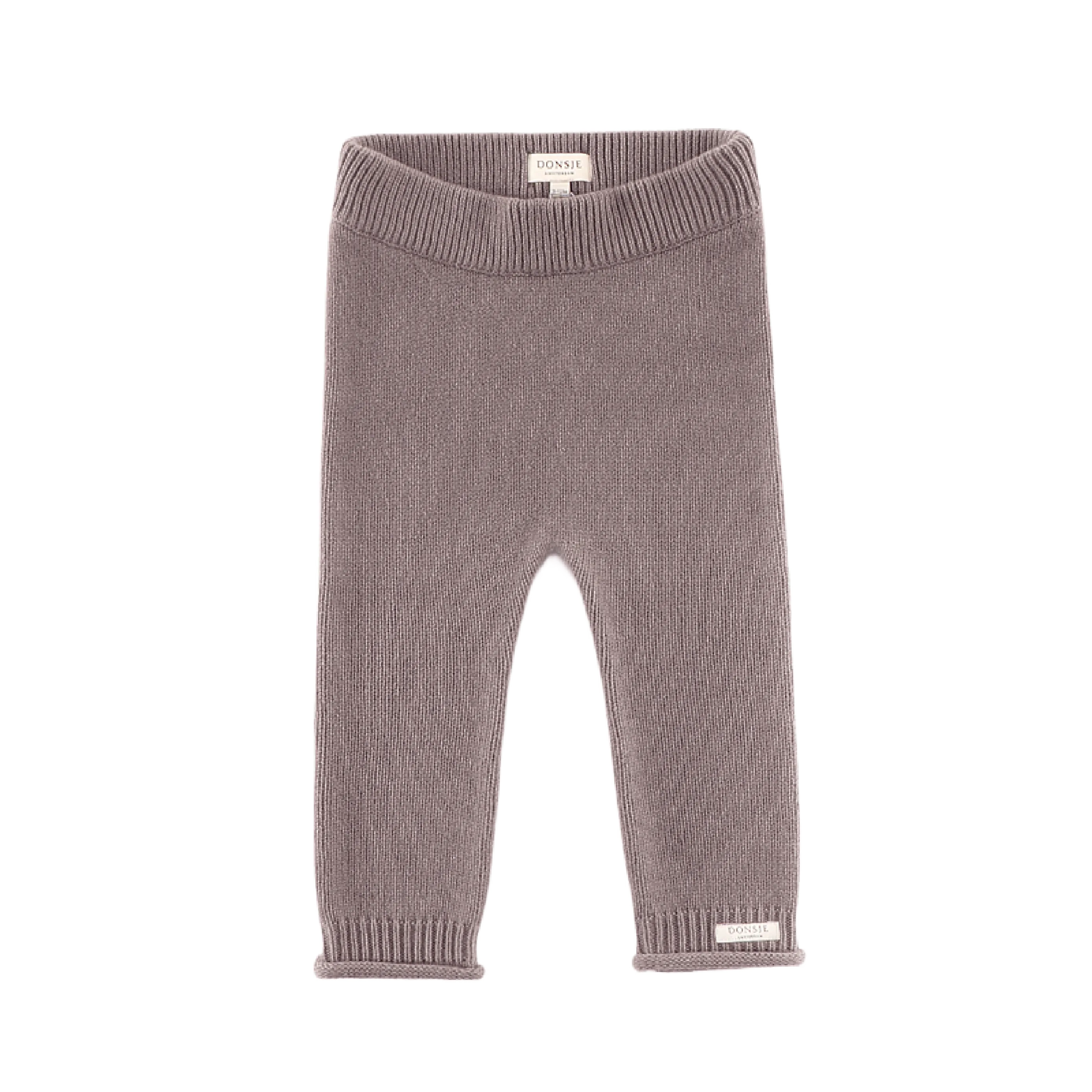 Trig Merino Wool Trousers | Dark Taupe Melange