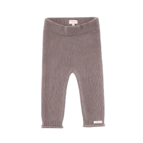 Trig Merino Wool Trousers | Dark Taupe Melange