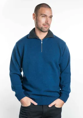 Trilogy Zip Collar Jumper