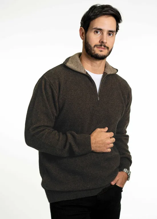 Trilogy Zip Collar Jumper