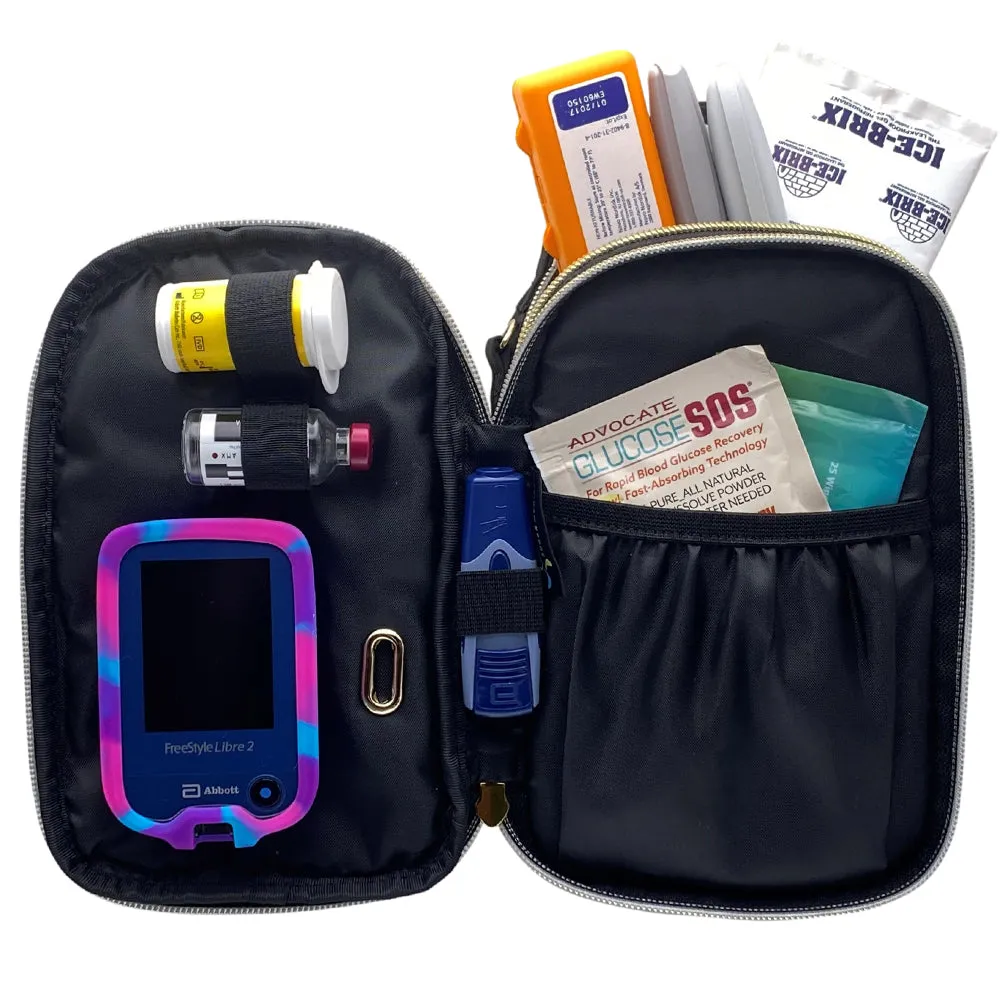 Triple Zip Diabetes Bag XL (Other Colours Available)