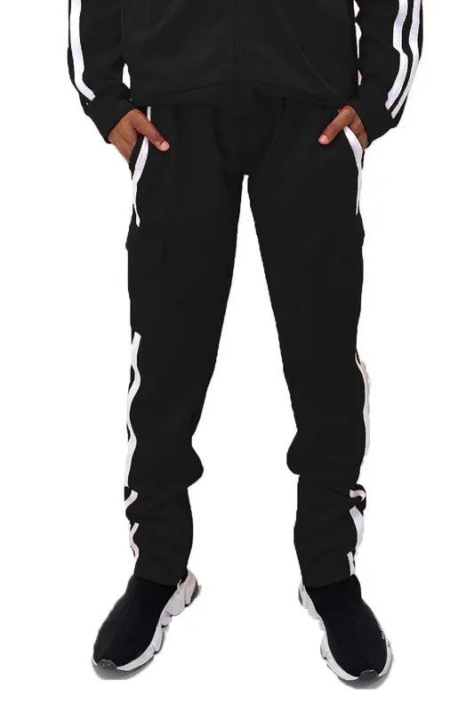 Two Stripe Cargo Pouch Track Pants