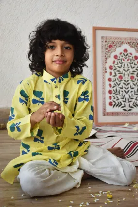 Tyohaar Boys Kurta- Peela