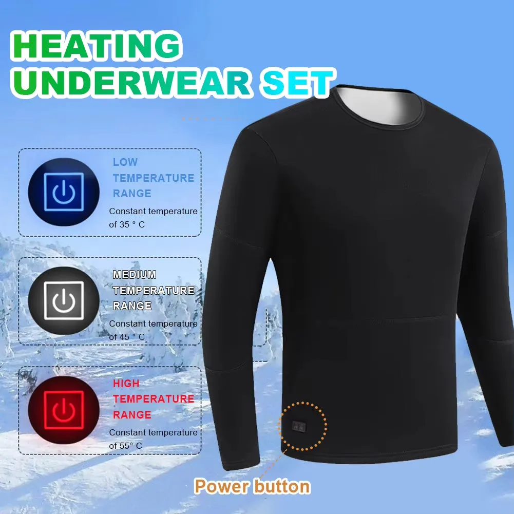 Unisex Heated Thermal Underwear Set