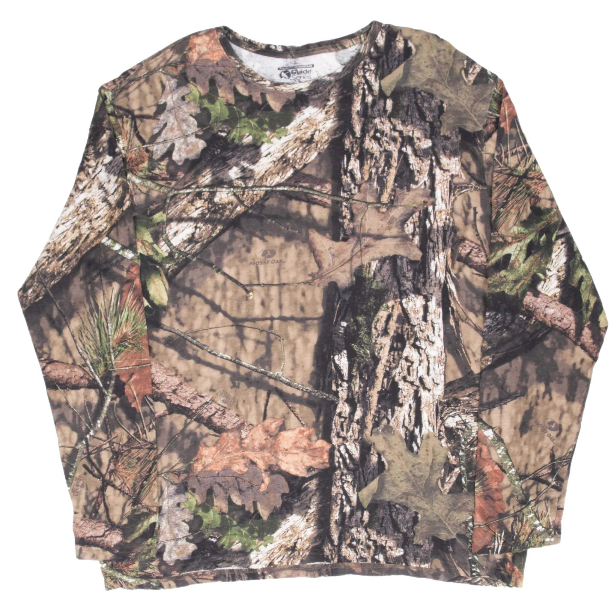 VINTAGE HUNTING MOSSY OAK BREAK UP COUNTRY CAMO LONG SLEEVE TEE SHIRT LARGE