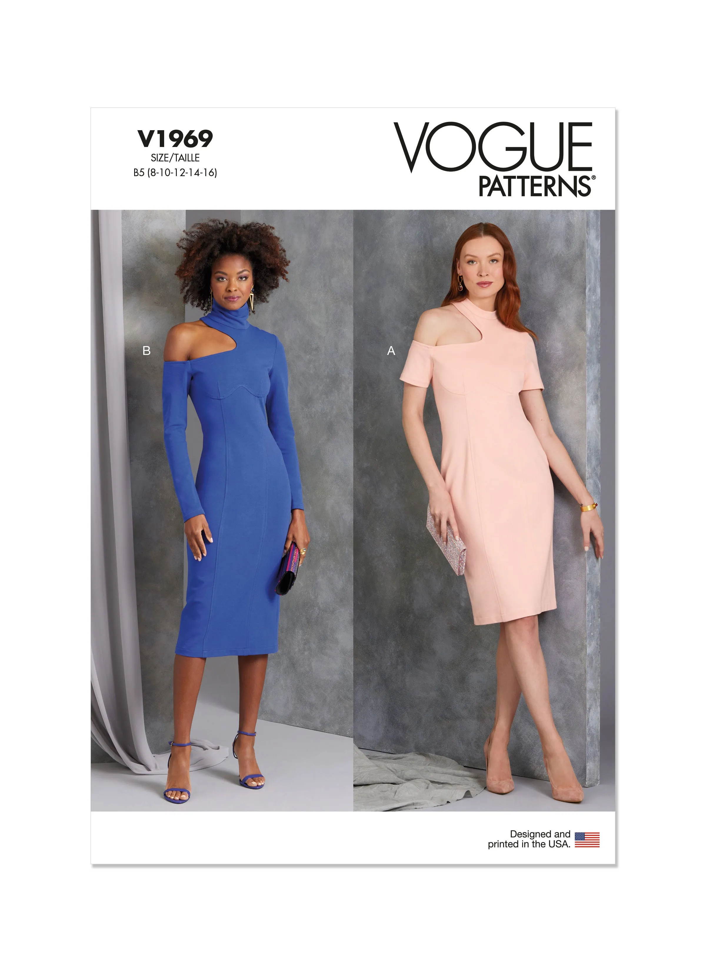 Vogue Sewing Pattern 1969 Misses' Knit Dresses