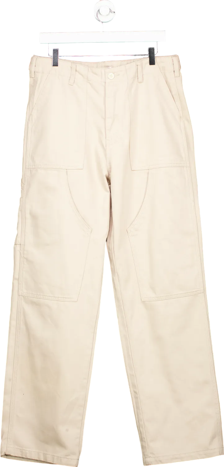 William Giles Beige Chino Trousers UK 34W