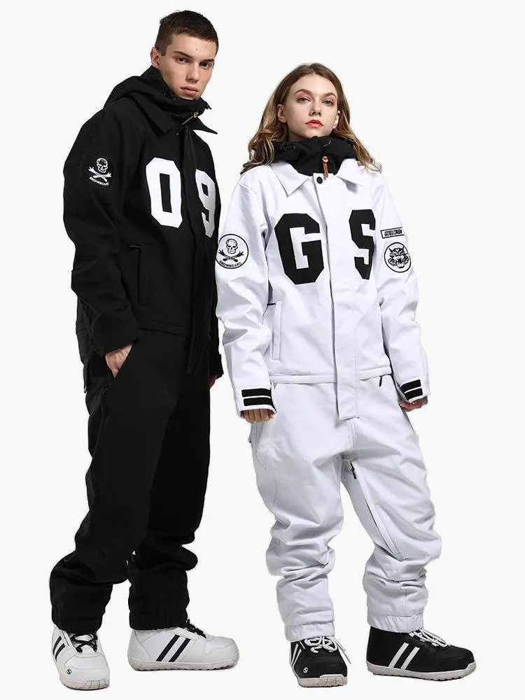 Winter Young Fashion 15k Waterproof Women's One Piece Snowboard Suits