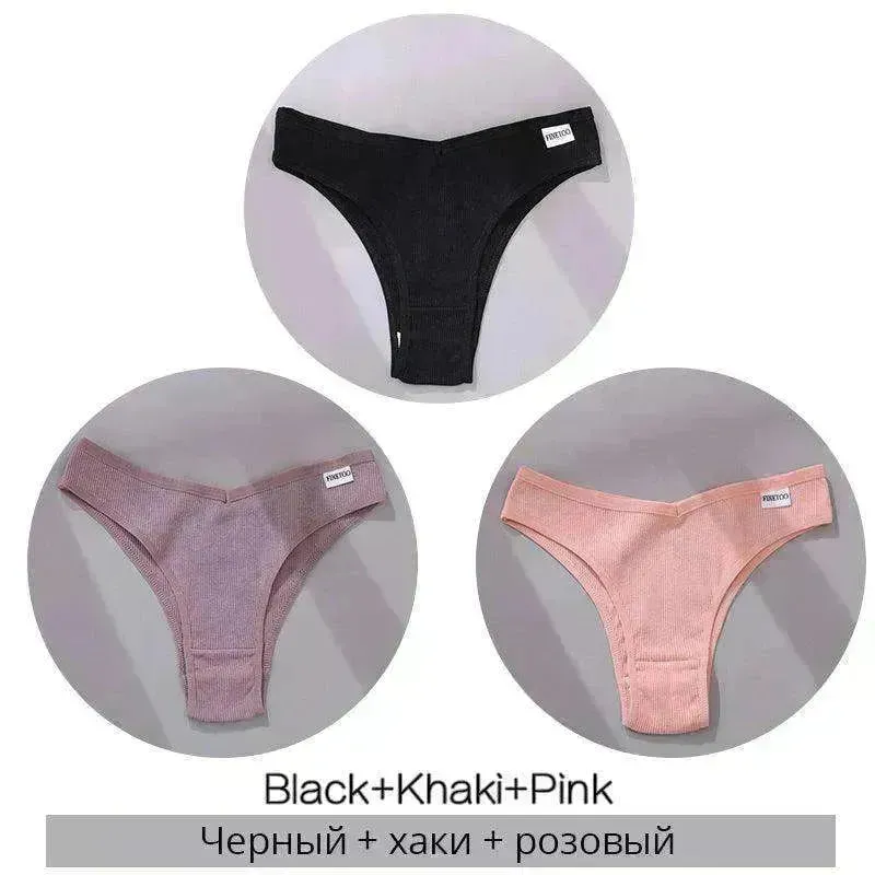 Women Cotton Underwear Women Thong Charming Underwear