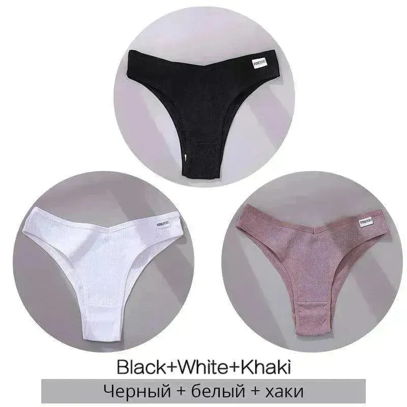 Women Cotton Underwear Women Thong Charming Underwear