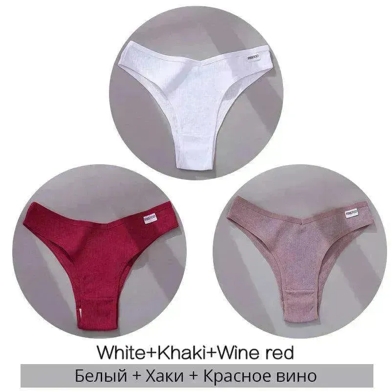 Women Cotton Underwear Women Thong Charming Underwear