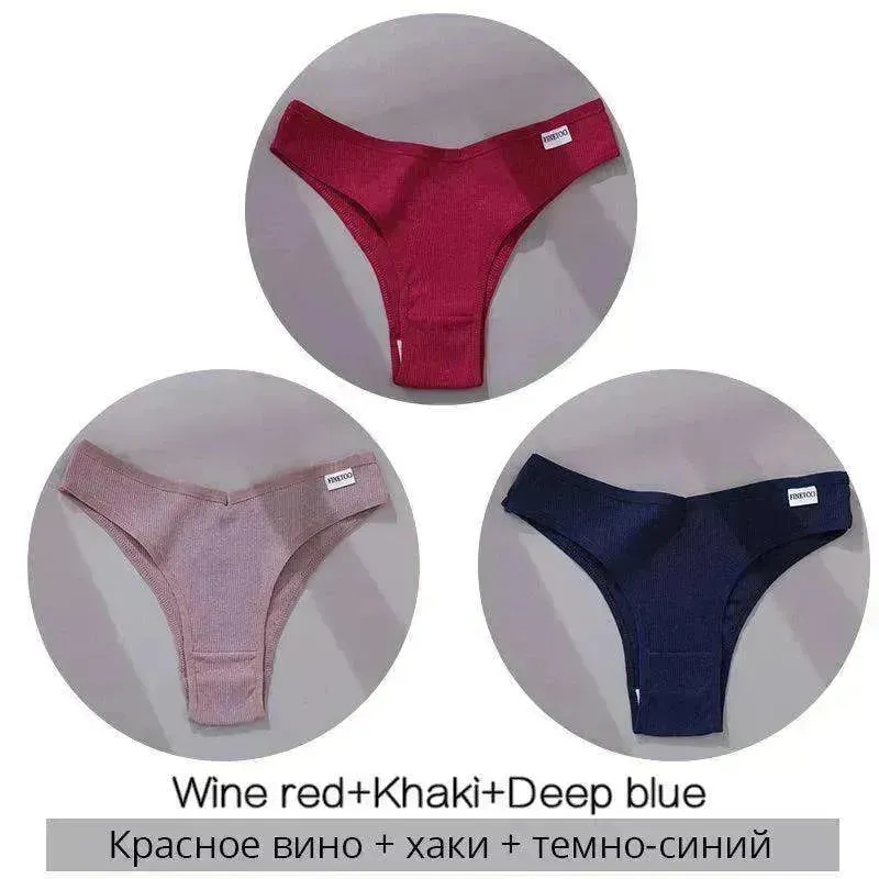 Women Cotton Underwear Women Thong Charming Underwear