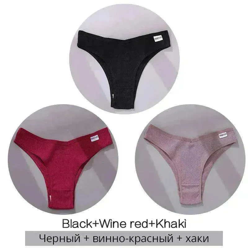 Women Cotton Underwear Women Thong Charming Underwear