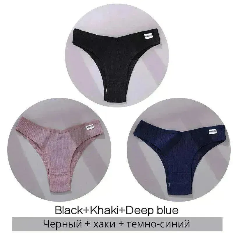 Women Cotton Underwear Women Thong Charming Underwear