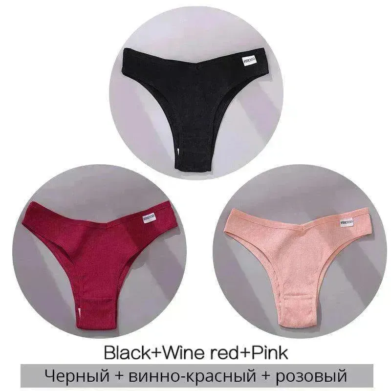 Women Cotton Underwear Women Thong Charming Underwear